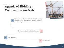 Bidding comparative analysis powerpoint presentation slides