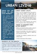 One Page Real Estate Newsletter For Property Buyers Presentation Report Infographic PPT PDF Document