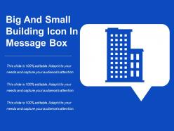 Big And Small Building Icon In Message Box