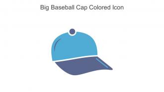 Big Baseball Cap Colored Icon In Powerpoint Pptx Png And Editable Eps Format