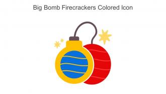 Big Bomb Firecrackers Colored Icon In Powerpoint Pptx Png And Editable Eps Format