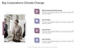 Big Corporations Climate Change In Powerpoint And Google Slides Cpb