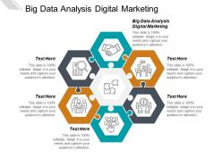 Big data analysis digital marketing ppt powerpoint presentation ideas graphics cpb