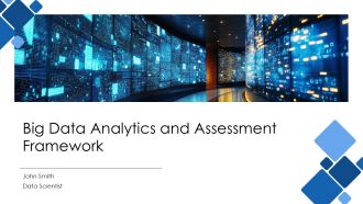 Big Data Analytics And Assessment Framework PPT Mockup AT