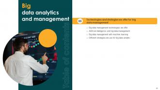 Big Data Analytics And Management Powerpoint Presentation Slides Professional Colorful