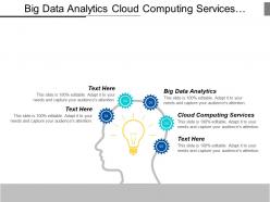 Big data analytics cloud computing services integrated marketing campaign cpb