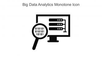 Big Data Analytics Monotone Icon In Powerpoint Pptx Png And Editable Eps Format