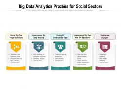 Big data analytics process for social sectors
