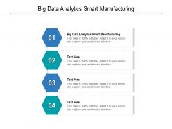 Big data analytics smart manufacturing ppt powerpoint presentation professional files cpb