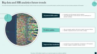 Big Data And HR Analytics Future Trends