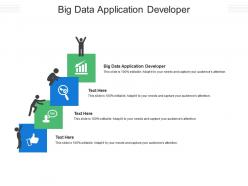Big data application developer ppt powerpoint presentation gallery themes cpb