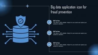Big Data Application Icon For Fraud Prevention