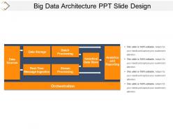 Big data architecture ppt slide design