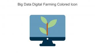 Big Data Digital Farming Colored Icon In Powerpoint Pptx Png And Editable Eps Format