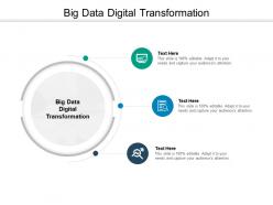 Big data digital transformation ppt powerpoint professional layouts cpb