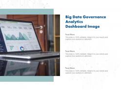 Big data governance analytics dashboard image