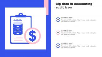 Big Data In Accounting Audit Icon