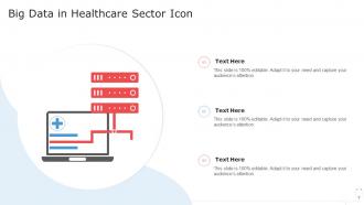 Big Data In Healthcare Sector Icon