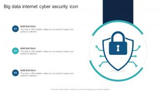 Big Data Internet Cyber Security Icon