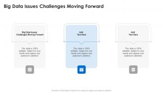 Big Data Issues Challenges Moving Forward In Powerpoint And Google Slides Cpb