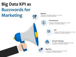 Big data kpi as buzzwords for marketing