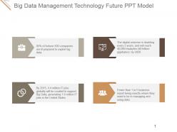 Big data management technology future ppt model