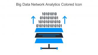 Big Data Network Analytics Colored Icon In Powerpoint Pptx Png And Editable Eps Format