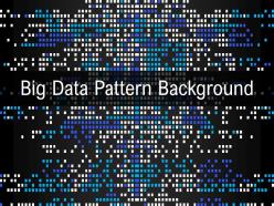Big data pattern background