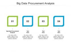 Big data procurement analysis ppt powerpoint presentation ideas rules cpb