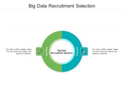 Big data recruitment selection ppt powerpoint presentation infographic template example cpb
