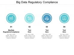 Big data regulatory compliance ppt powerpoint presentation professional template cpb