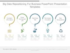 Big data repositioning for business powerpoint presentation templates