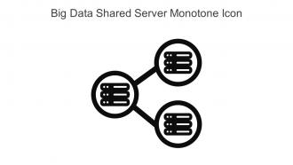 Big Data Shared Server Monotone Icon In Powerpoint Pptx Png And Editable Eps Format
