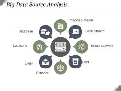 Big data source analysis powerpoint graphics