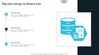 Big Data Storage In Finance Icon