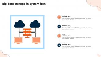 Big Data Storage In System Icon