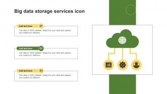 Big Data Storage Services Icon