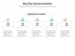 Big data synchronization ppt powerpoint presentation layouts tips cpb