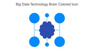 Big Data Technology Brain Colored Icon In Powerpoint Pptx Png And Editable Eps Format