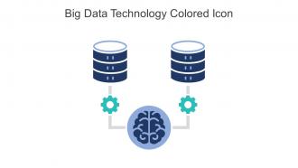 Big Data Technology Colored Icon In Powerpoint Pptx Png And Editable Eps Format
