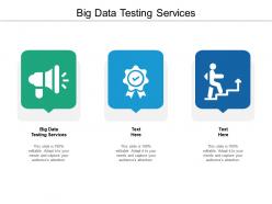Big data testing services ppt powerpoint presentation gallery introduction cpb