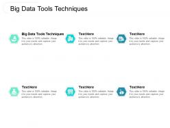 Big data tools techniques ppt powerpoint presentation designs download cpb