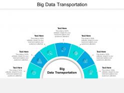 Big data transportation ppt powerpoint presentation professional example cpb