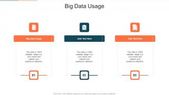 Big Data Usage In Powerpoint And Google Slides Cpb