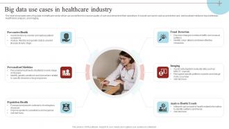 Big Data Use Cases In Healthcare Industry