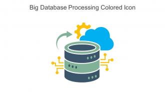 Big Database Processing Colored Icon In Powerpoint Pptx Png And Editable Eps Format