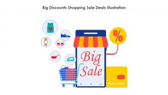 Big Discounts Shopping Sale Deals Illustration