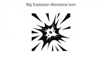 Big Explosion Monotone Icon In Powerpoint Pptx Png And Editable Eps Format