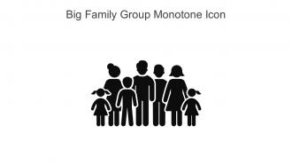Big Family Group Monotone Icon In Powerpoint Pptx Png And Editable Eps Format