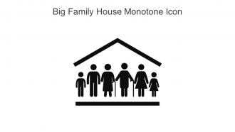 Big Family House Monotone Icon In Powerpoint Pptx Png And Editable Eps Format
